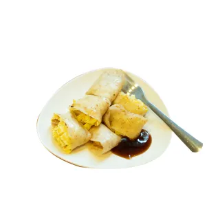 【上野物產】5包共150片 素食全麥蛋餅皮(1800g±10%/30片/包 素食 低卡 早餐)