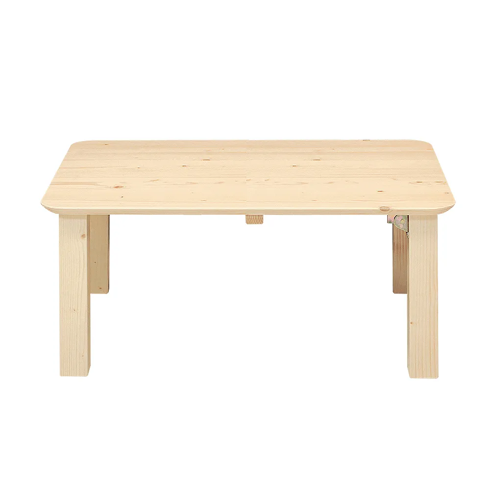 【JP Kagu】台灣製日式雲杉木製長方形和室桌90x70cm(茶几/矮桌/折疊桌)