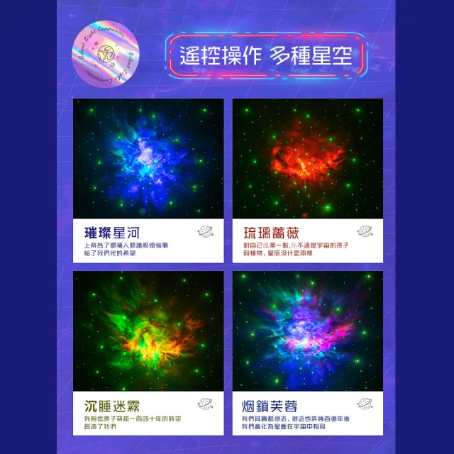 【浩瀚銀河】USB太空人造型旋轉星空燈(禮物 小夜燈 氛圍燈 宇宙人 宇航員 銀河燈 星空投影燈)