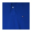 【Tommy Hilfiger】經典刺繡標誌素面男款POLO衫(藍)