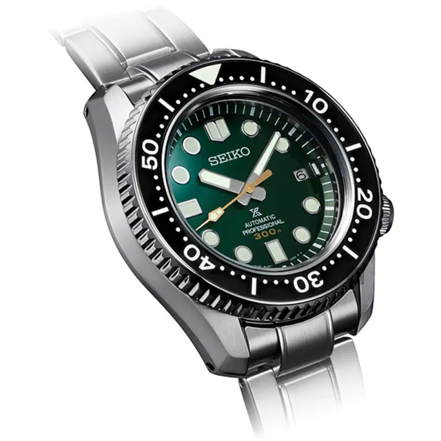 【SEIKO 精工】陶瓷圈 PROSPEX 140週年限量300米潛水機械錶 送行動電源 開學(SLA047J1/8L35-01E0G)