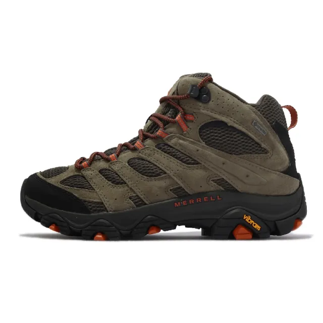 MERRELL】戶外鞋Moab 3 Mid GTX 男鞋中筒防水真皮支撐避震耐磨黃金大底