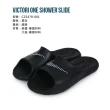 【NIKE 耐吉】VICTORI ONE SHOWER SLIDE男運動拖鞋-游泳 黑白 交換禮物(CZ5478-001)