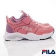 【童鞋520】FILA童鞋-輕量慢跑鞋款(3-J806V-514粉-19-24cm)