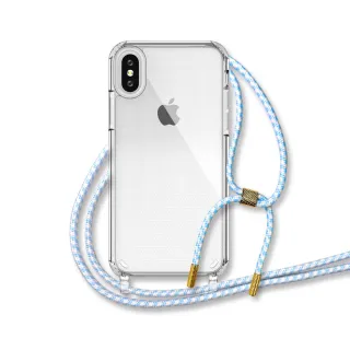 【o-one】Apple iPhone X/XS 5.8吋 軍功II防摔斜背式掛繩手機殼