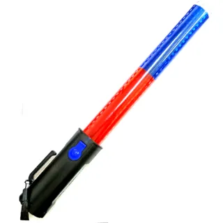 【TX 特林】充電式36cm紅藍閃光指揮棒(T-B36cm)