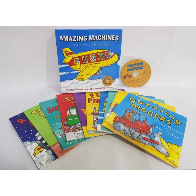 Amazing Machines Collection （10平裝+1CD附書盒）