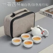 【居家生活Easy Buy】高級旅行茶具組合包 西施壺(旅行茶具 茶具組 西施壺)