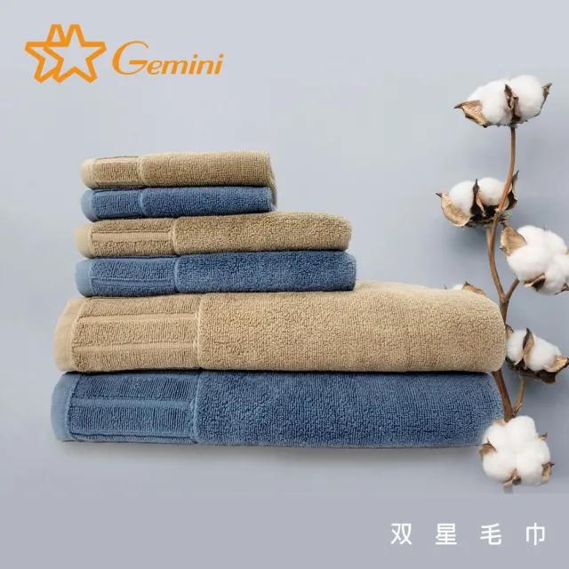 【Gemini 雙星】匹馬棉尊爵系列毛巾(毛巾超值二入組)
