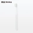 【MUJI 無印良品】聚丙烯兒童牙刷/白.全長約135mm