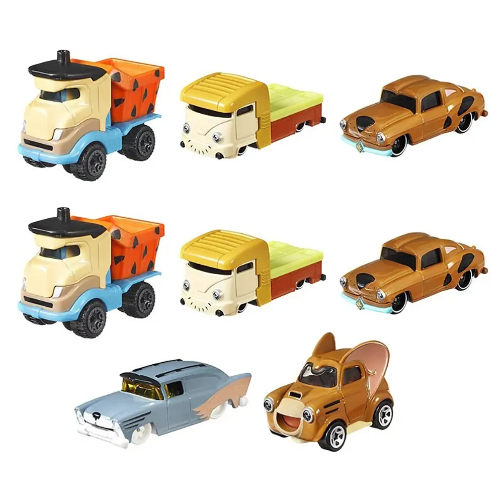 【Hot Wheels 風火輪】Hanna Barbera漢納巴伯拉動畫角色合金車系列(一組5+3入)