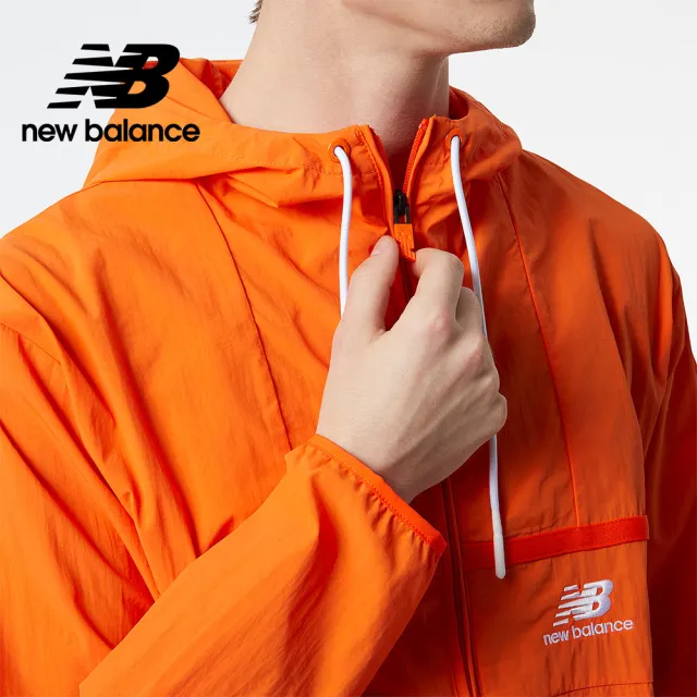 【NEW BALANCE】NB 風衣外套/防風外套_男裝_活力橘_AMJ21500POP(亞版 版型正常)