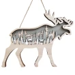 北歐森林動物造型木質裝飾掛飾/擺件(耶誕交換禮物 生日禮物)