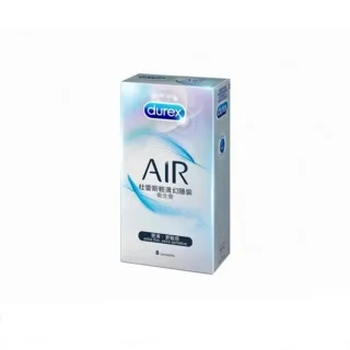 【Durex 杜蕾斯】AIR輕薄幻隱裝保險套8入/盒(加價購)