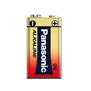 【Panasonic 國際牌】ALKALINE鹼性電池9V電池12入 吊卡盒裝(大電流電池/公司貨)