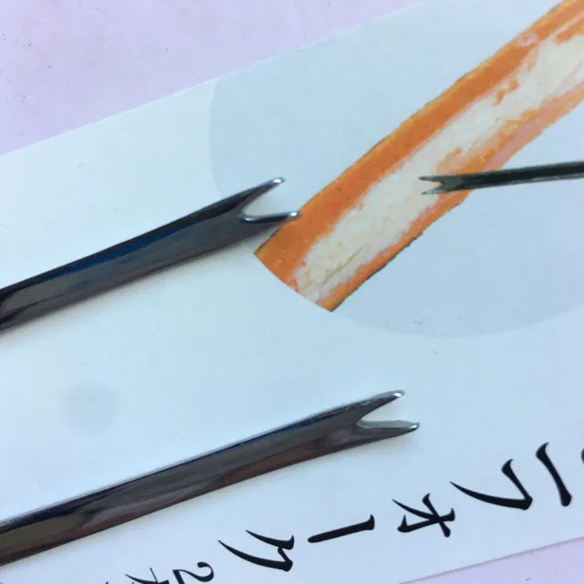 【寶盒百貨】日本製 蟹叉 2P 螃蟹專用叉匙 不銹鋼雙頭 螃蟹叉子(龍蝦叉 挑肉叉子 廚具工具)