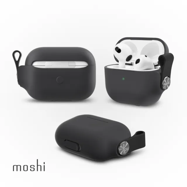 【moshi】AirPods 3代 Pebbo 藍牙耳機充電盒保護套(3代專用)