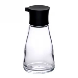 【HOLA】ASVEL玻璃醬油瓶 170ml 黑色