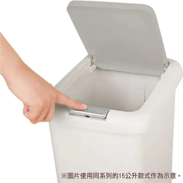 【NITORI 宜得利家居】垃圾桶 20L 踏板按壓2用 GY 垃圾桶