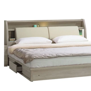 【綠活居】歐倫勒  現代5尺雙人皮革床頭箱(不含床底＋不含床墊)
