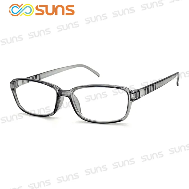 【SUNS】MIT台灣製 簡約淺灰 老花眼鏡 閱讀眼鏡 75度~350度 矯正鏡片 未滅菌