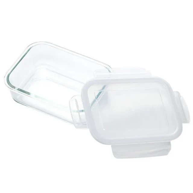 【NITORI 宜得利家居】耐熱玻璃保存容器 1040ml 長方形(玻璃保存容器)