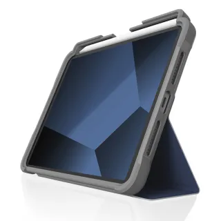 【STM】iPad mini 6 8.3吋 Dux Plus 專用內建筆槽軍規防摔平板保護殼(深夜藍)