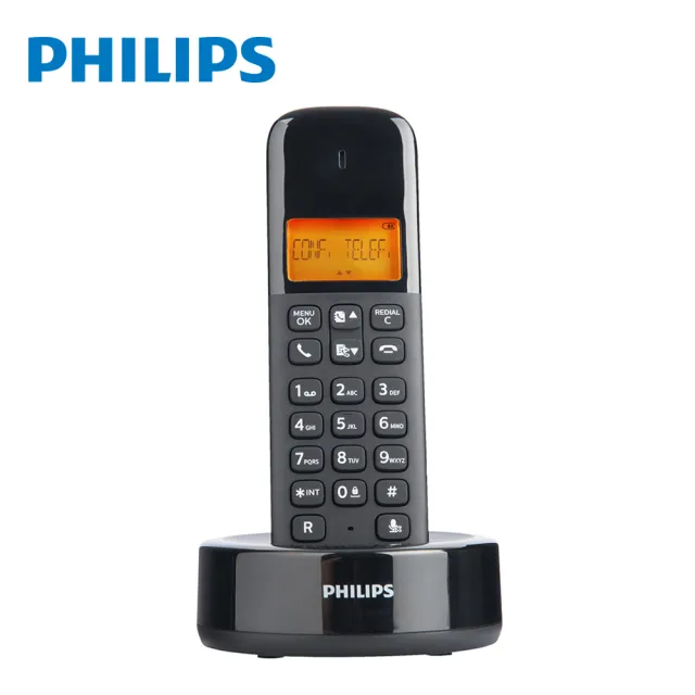 【Philips 飛利浦】無線數位電話(D1601B)