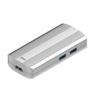 【TEKQ】583 URUS USB-C 5合1 SSD外接盒 M.2 固態硬碟(HDMI 4K 30HZ高畫質傳輸)