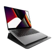 【SwitchEasy 魚骨牌】MacBook Pro 16吋 EasyStand 輕薄支架皮革電腦包(通用M2 Pro / M2 Pro Max 晶片)