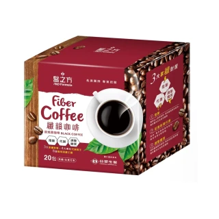 【台塑生醫】SET-纖韻咖啡食品-炭焙黑咖啡(20包入)