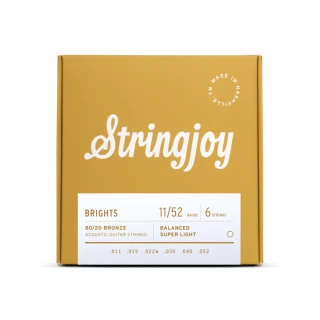 【Stringjoy】BB1152 黃銅 木吉他套弦(原廠公司貨 商品保固有保障)