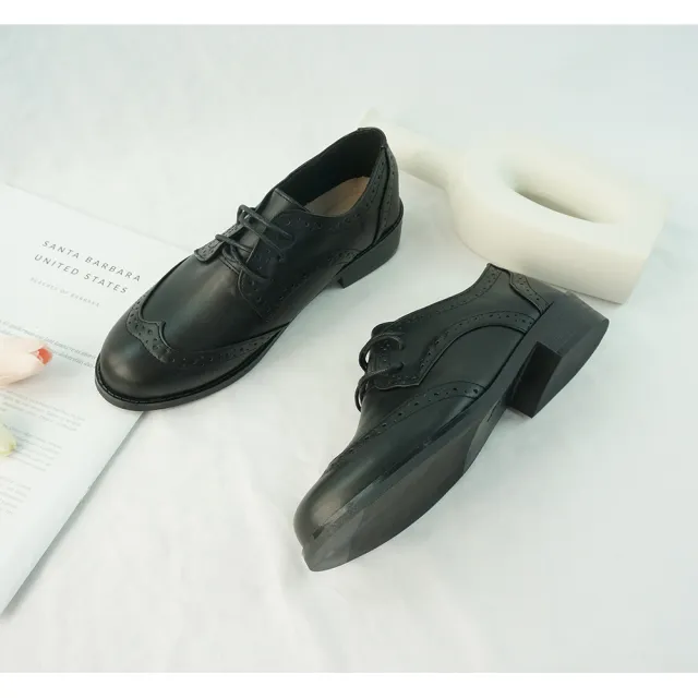 【Material瑪特麗歐】【全尺碼23-27】女鞋牛津鞋 MIT綁帶復古紳士鞋 T52842(牛津鞋)