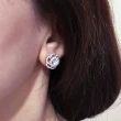 【Artsda】GIA50分 巴黎玫瑰鑽石耳環(EVS2 3EX 圓鑽 附贈18K金耳壁)