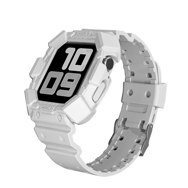 【ANTIAN】Apple Watch Ultra 8/7/6/5/4 裝甲款卡西歐錶帶 iWatch時尚舒適替換腕帶