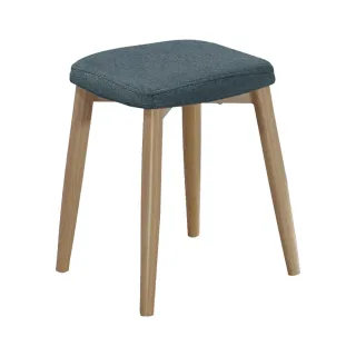 【obis】寇奇灰色布面方椅凳