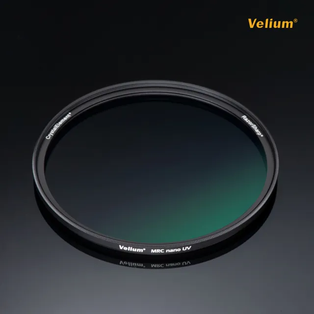 【Velium 銳麗瓏】MRC nano 8K 多層奈米鍍膜 高透度高精度 82mm UV 保護鏡(總代理公司貨)