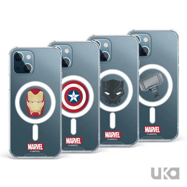 【Marvel 漫威】iPhone 13 6.1吋 英雄系列磁吸防摔透明殼(4款)