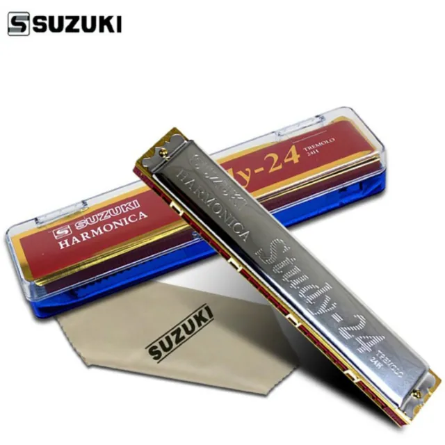 【SUZUKI 鈴木】Study-24 複音口琴 C調 鈴木 口琴(Study-24 複音口琴 C調 鈴木 口琴)
