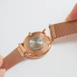 【Nordgreen】Unika優雅獨特 鈦鋼米蘭錶帶腕錶28mm(UN28RGMEROBL)