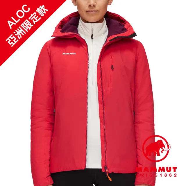 【Mammut 長毛象】Rime IN Flex Hooded Jacket AF Women 化纖外套 日落紅/葡萄紫 女款 #1013-02120