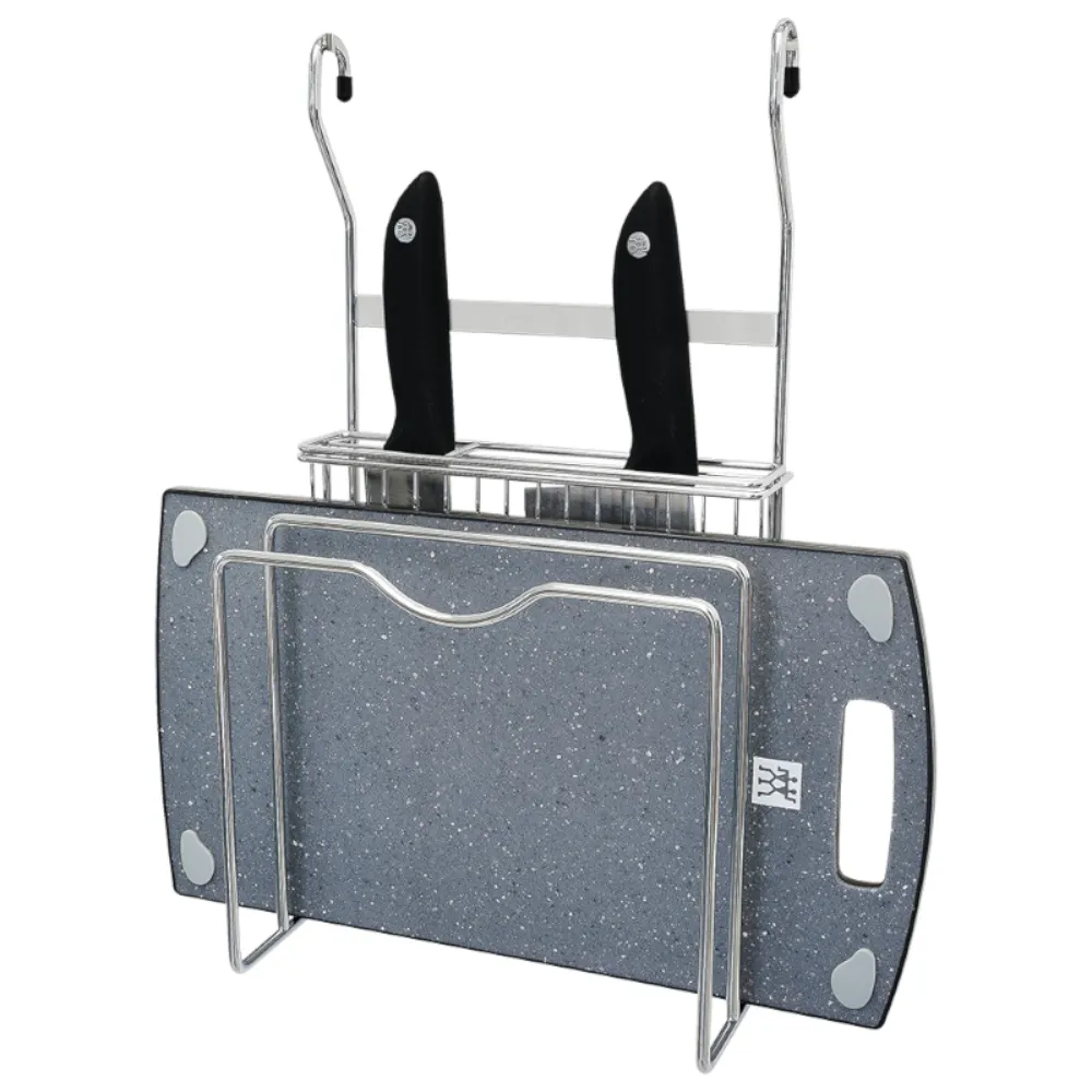 CAXXA】不銹鋼壁掛式砧板刀具架(壁掛/砧板架/刀架/菜刀架) - momo購物