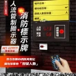 【錫特工業】人流管制顯示器+消防標示牌(MET-CC999TF 精準儀表)