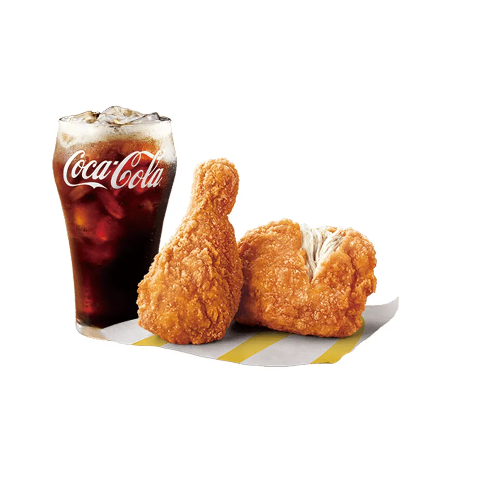 【麥當勞】辣味麥脆鷄腿2塊+中杯可樂(即享券)