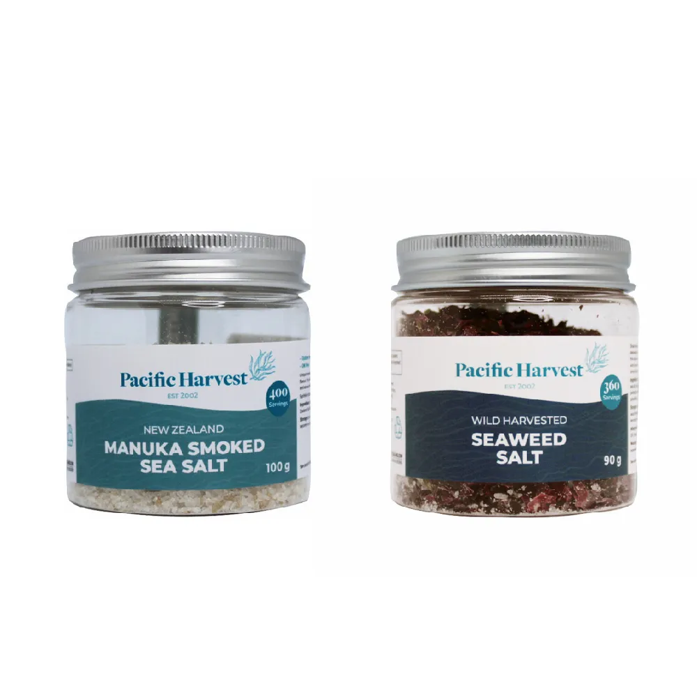 【壽滿趣】Pacific Harvest 紐西蘭天然麥蘆卡煙燻海鹽100g/野生紅藻海鹽90g(2種風味任選1)