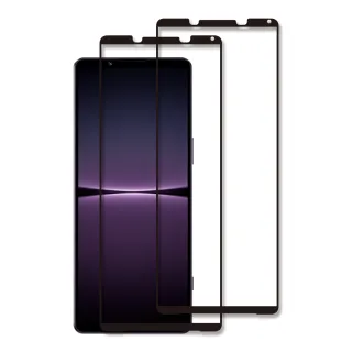 【RedMoon】SONY Xperia 1 V  / Xperia 1 IV 9H螢幕玻璃保貼 2.5D滿版保貼 2入
