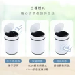 【KINYO】充電式感應垃圾桶10L(揮手感應/廚餘桶/收納筒/彈蓋垃圾筒/有蓋垃圾桶EGC-1260)