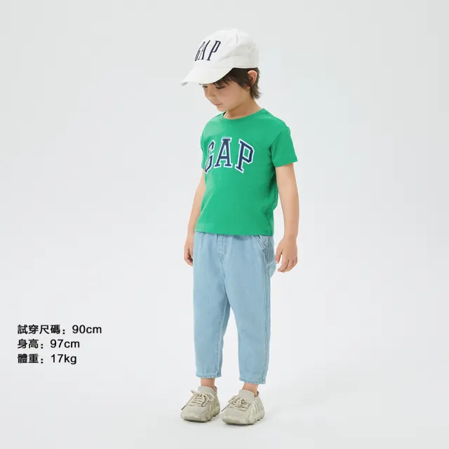 【GAP】幼童裝 Logo純棉短袖T恤 厚磅密織親膚系列-多色可選(850573)