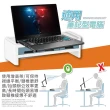 【FL 生活+】桌上型電腦螢幕置物架-雙層架(增高架 收納架 A-065)