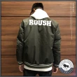 【Roush】現貨 立體貼布防風鋪棉棒球外套(915633)